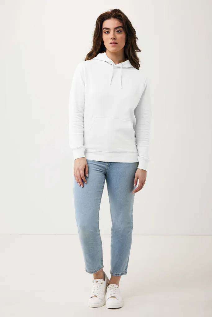 IQONIQ Rila Lightweight Hoodie aus recycelter Baumwolle, recycled white – Bild 7