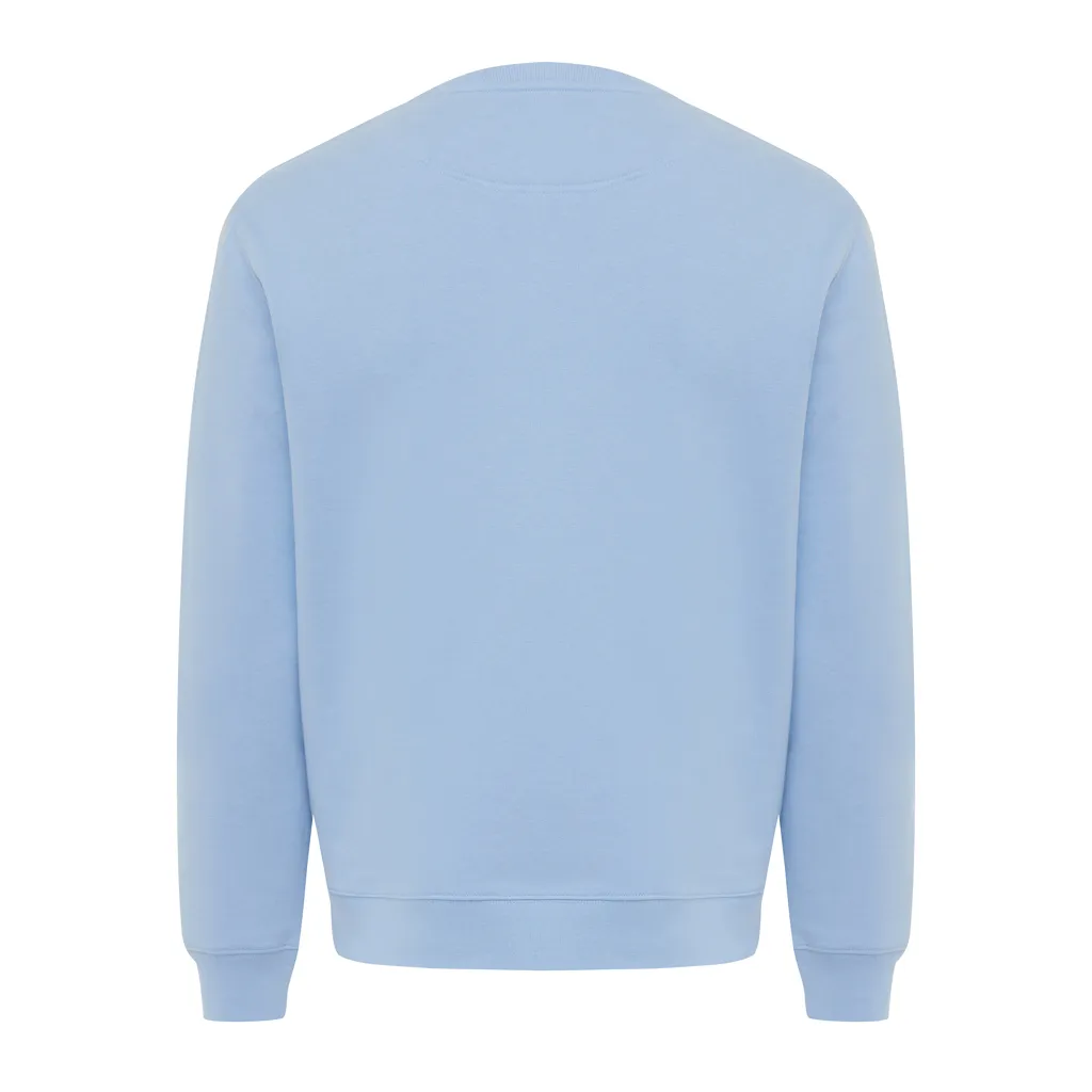 IQONIQ Torla Rundhals-Pullover aus recycelter Baumwolle, sky blue – Bild 2