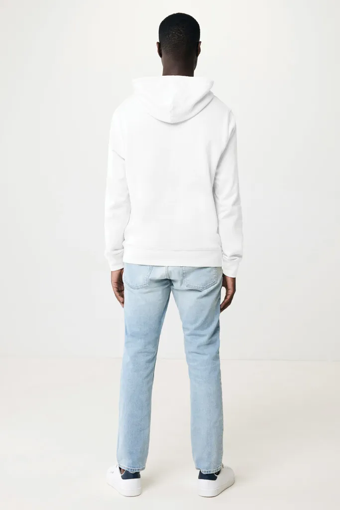 IQONIQ Rila Lightweight Hoodie aus recycelter Baumwolle, recycled white – Bild 6