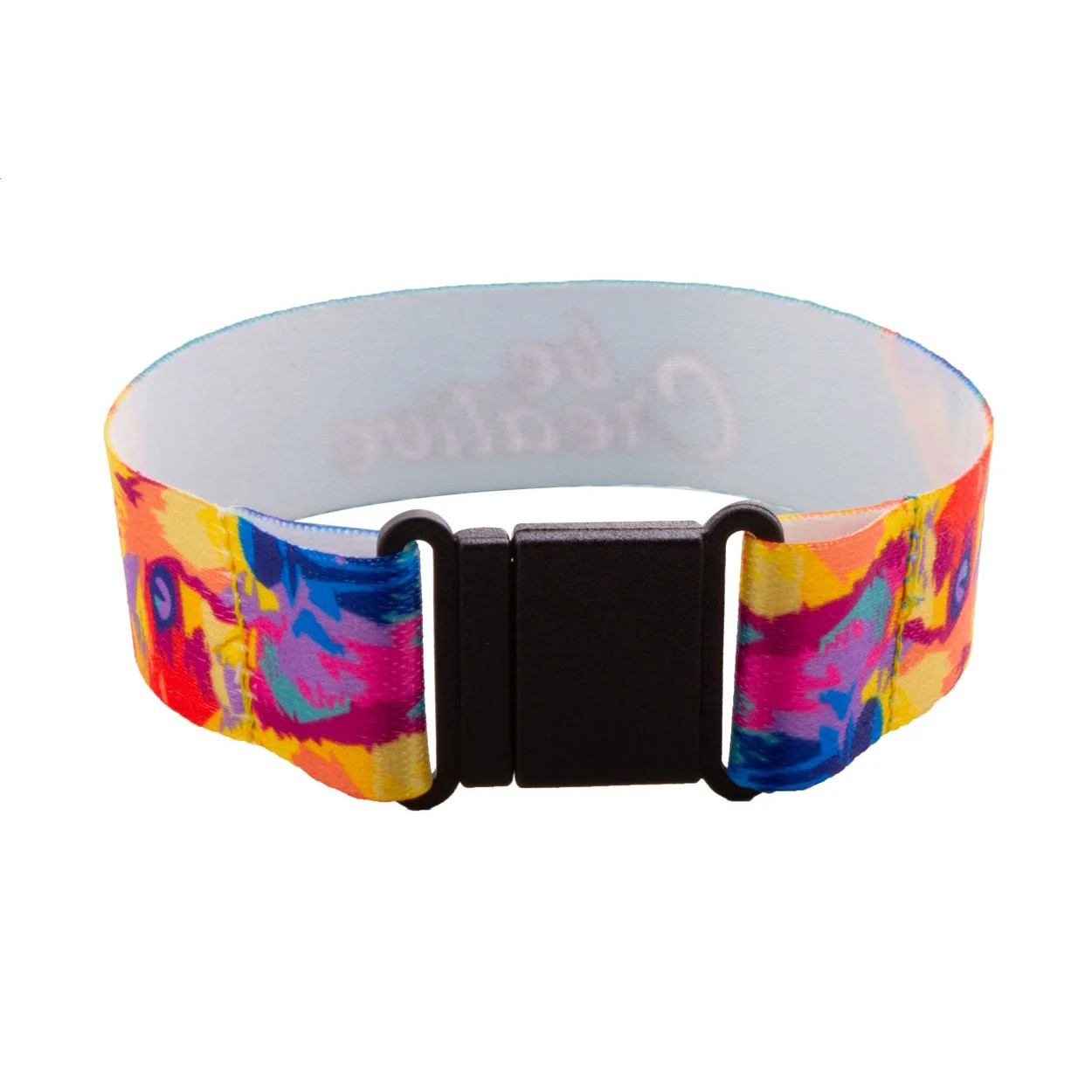 individuelles Armband Mojo RPET, weiß – Bild 4