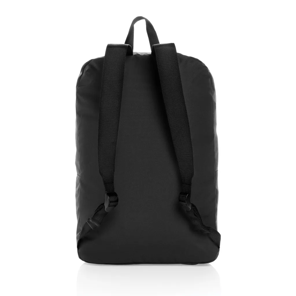 Dillon AWARE™ RPET faltbarer klassischer Rucksack, schwarz – Bild 4