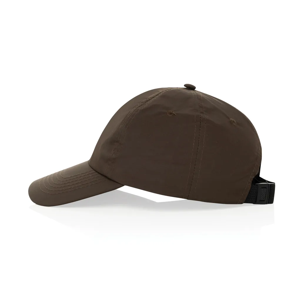 KENTO URBAN RCS 5-Panel-Cap aus RCS recyceltem Nylon, braun – Bild 3