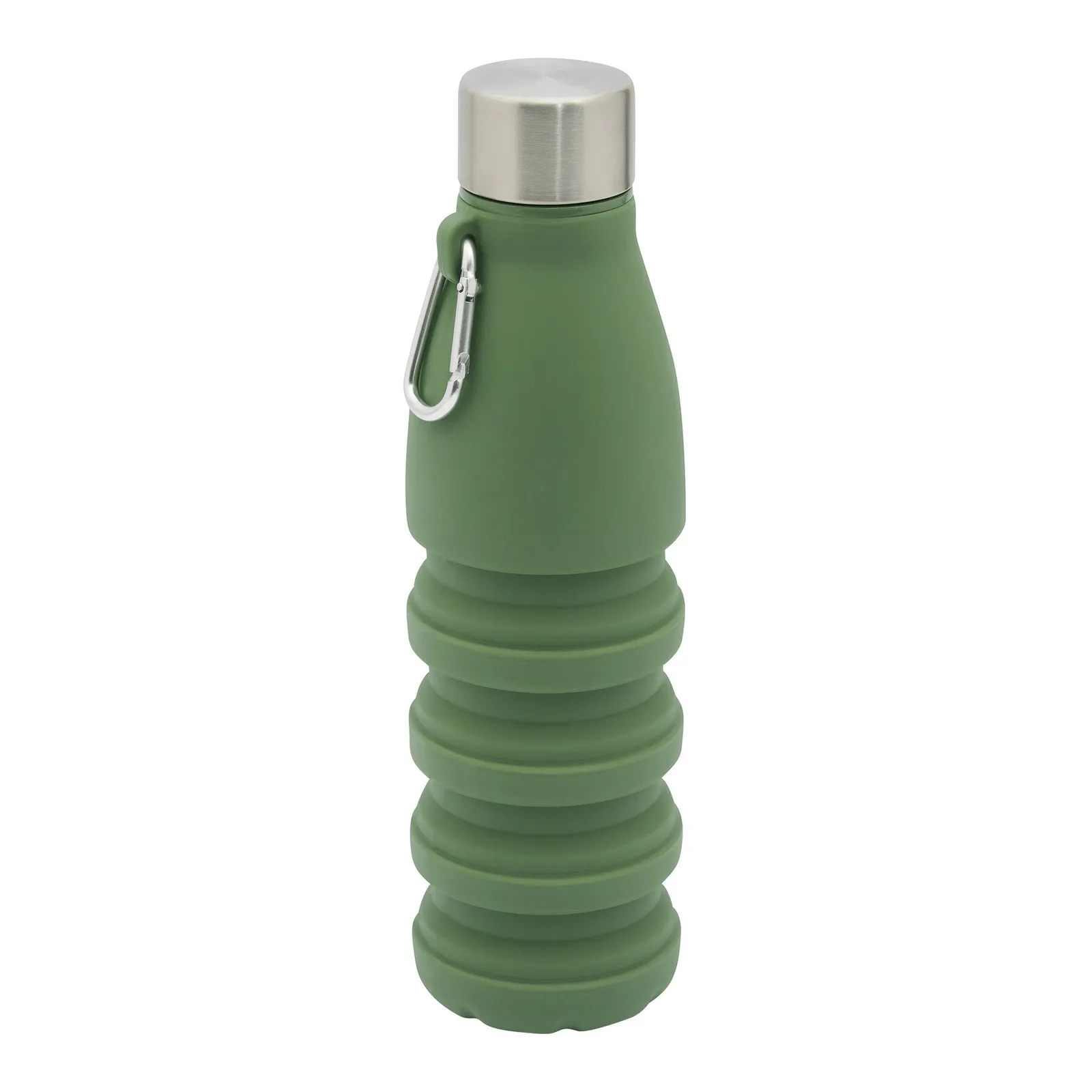 BIG GETS SMALL - Faltbare Trinkflasche, olivgrün – Bild 5
