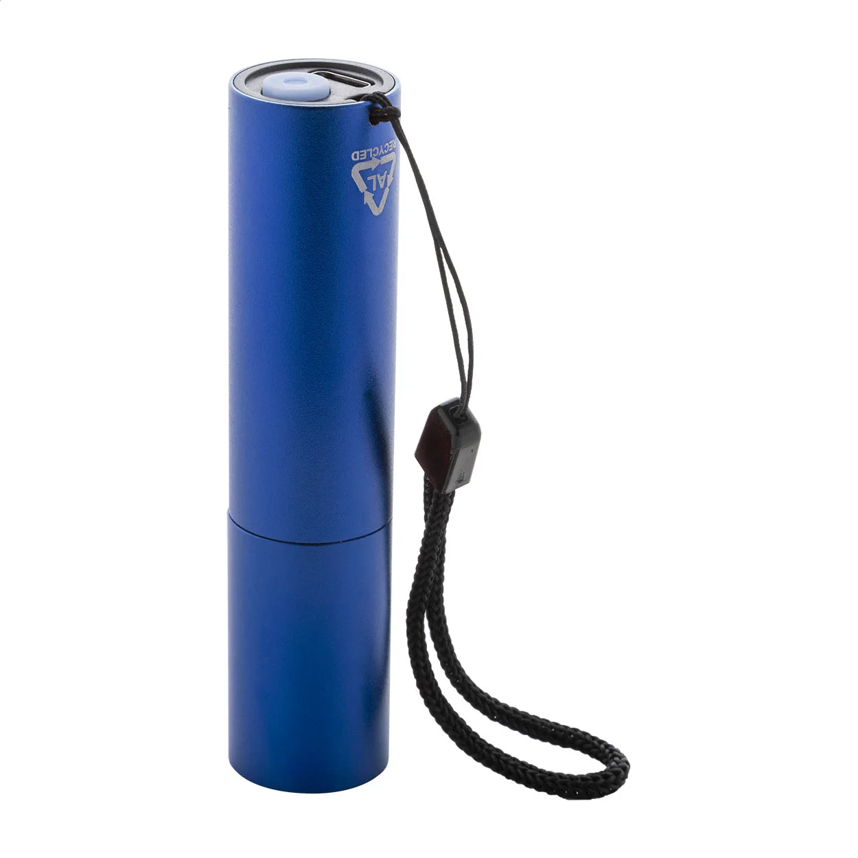 wiederaufladbare Taschenlampe aus recyceltem Aluminium Chargelight Tone, blau – Bild 3