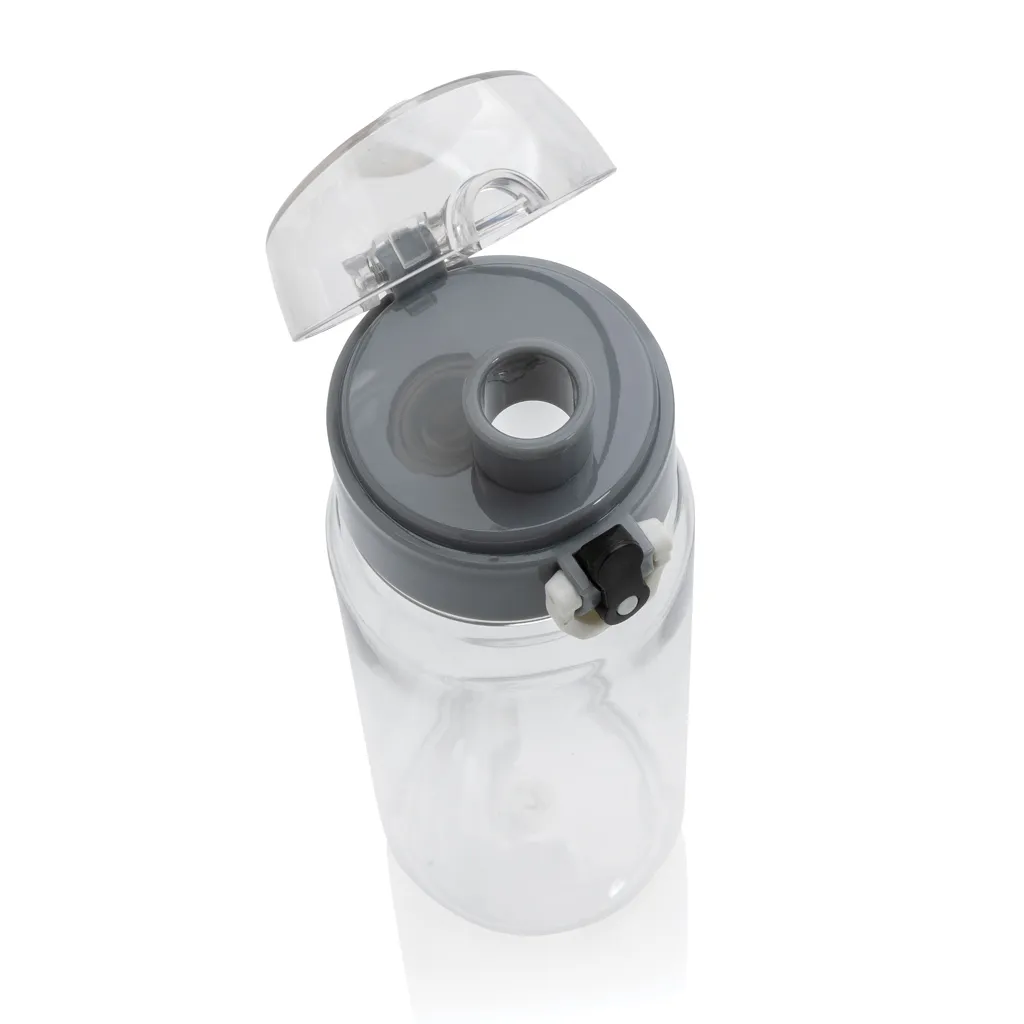 Yide RCS  rPET verschließbare Wasserflasche 600ml, transparent – Bild 3