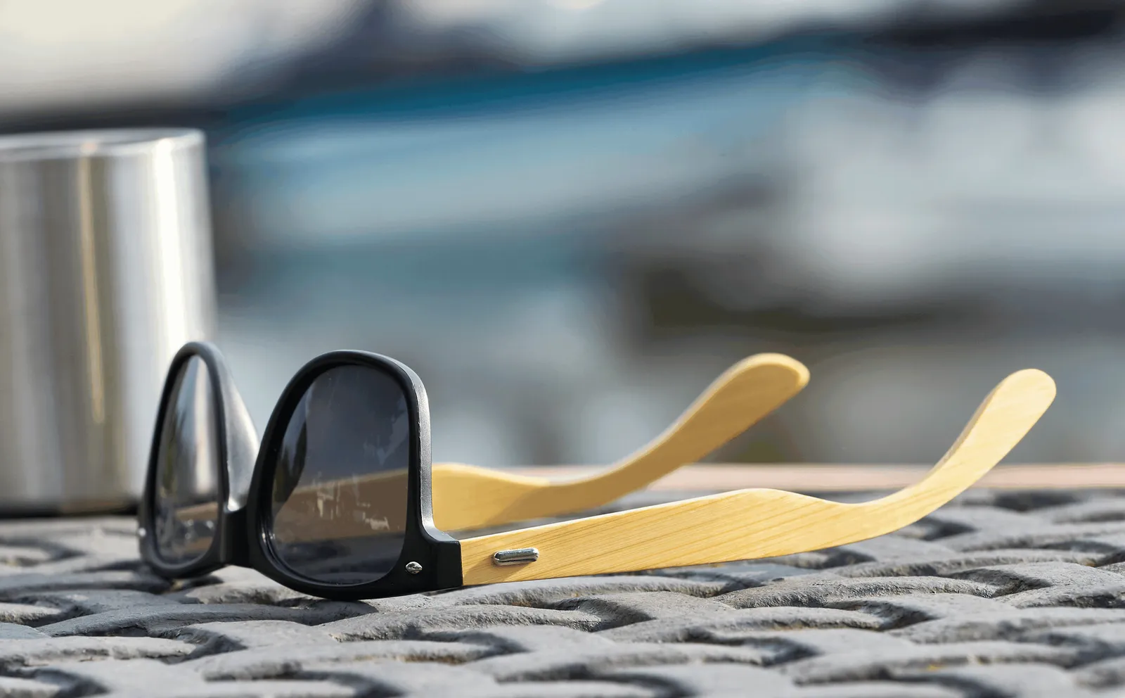 BAMBOOLINE - Sonnenbrille, braun, schwarz – Bild 6