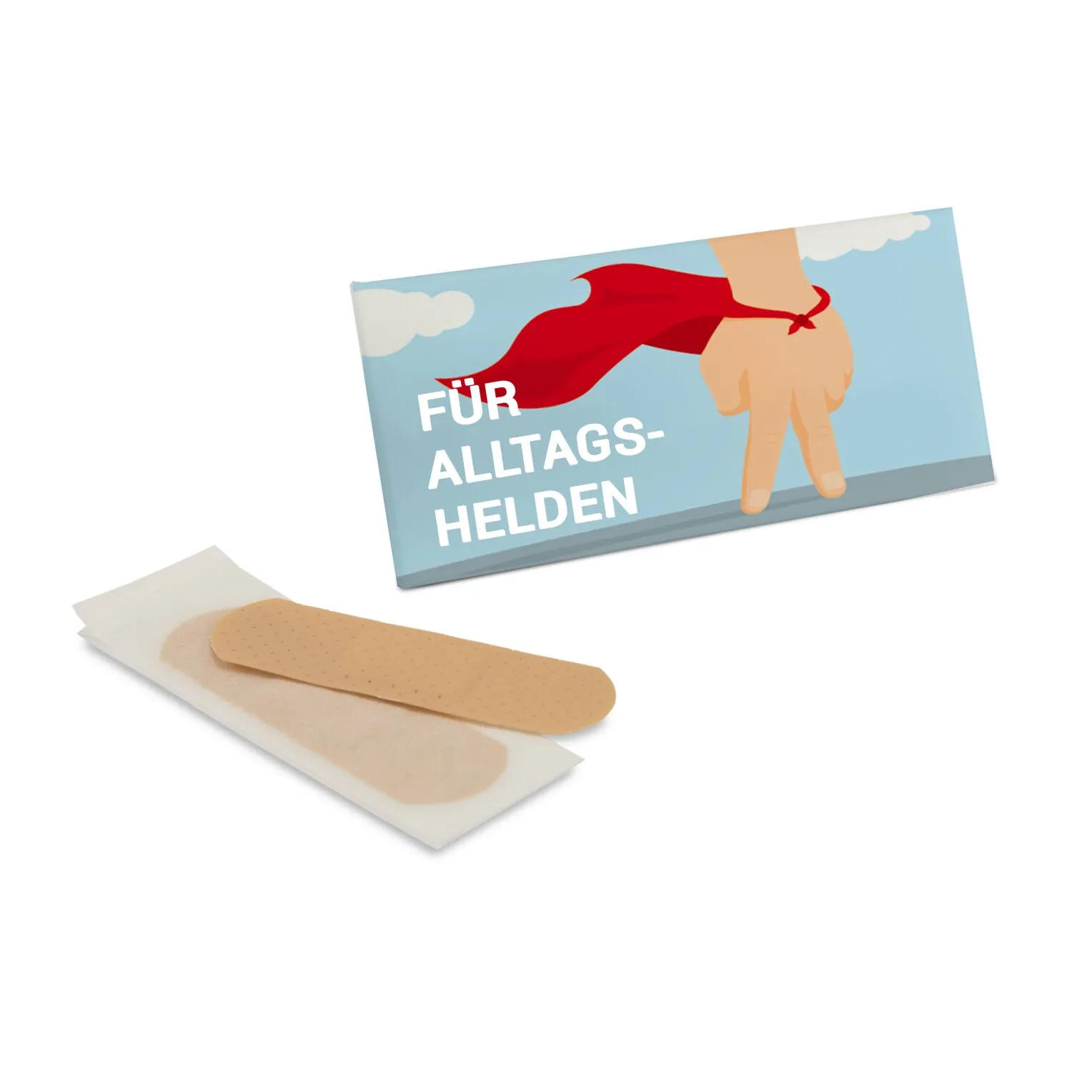 Pflastermäppchen Pocket, braun – Bild 3