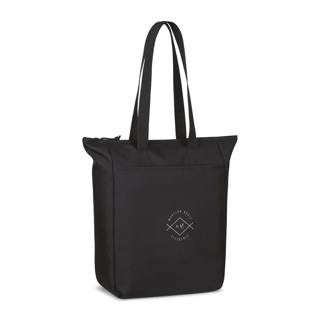 Renew AWARE™ rPET Tragetasche mit Reißverschluss, schwarz – Bild 5