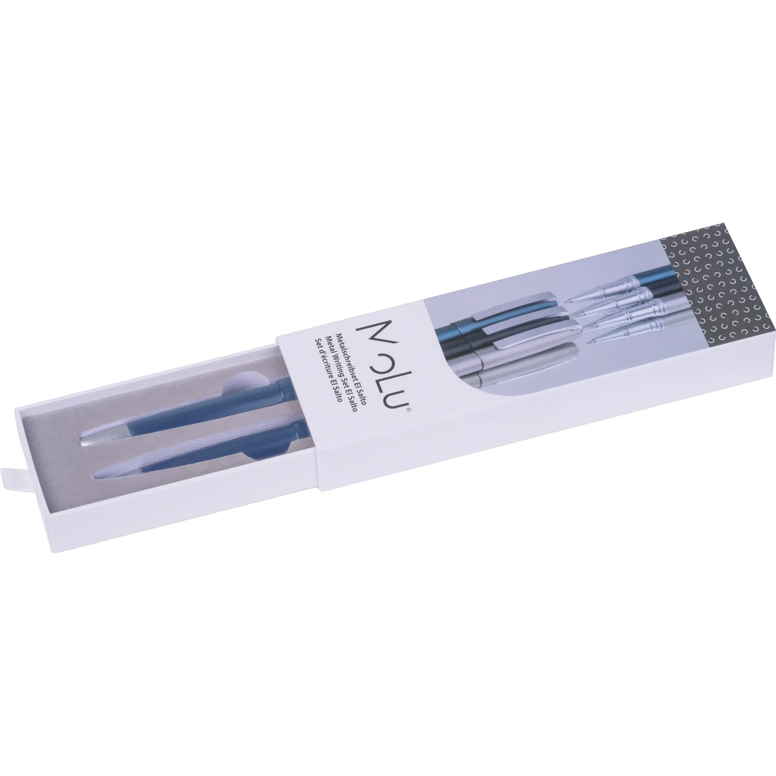 MoLu Metallschreibset El Salto, blau – Bild 3