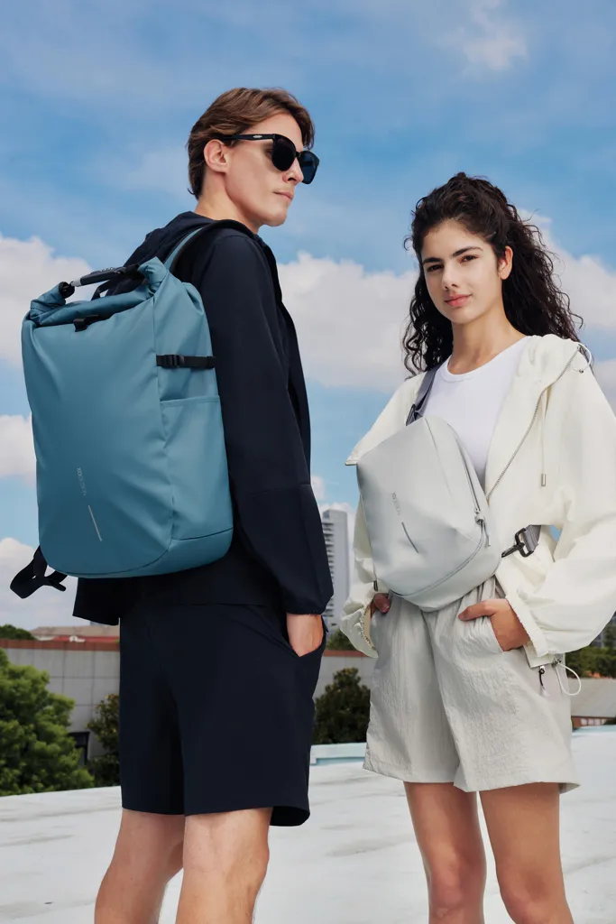 Urban wasserabweisender Sling-Bag, off white – Bild 6