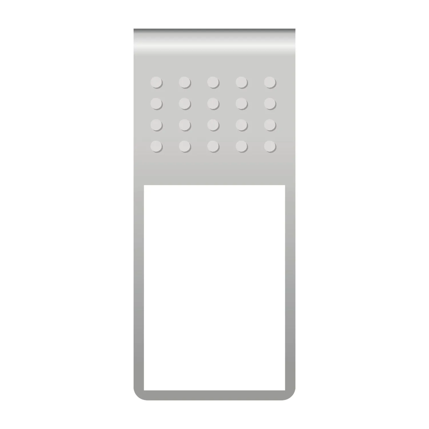 ROMINOX® Mehrweg-Büroklammer Straight Clip XL mit Noppen, idealer Mailingartikel für Dokumente, bis zu 35 Seiten Klemmkraft, silber – Bild 3