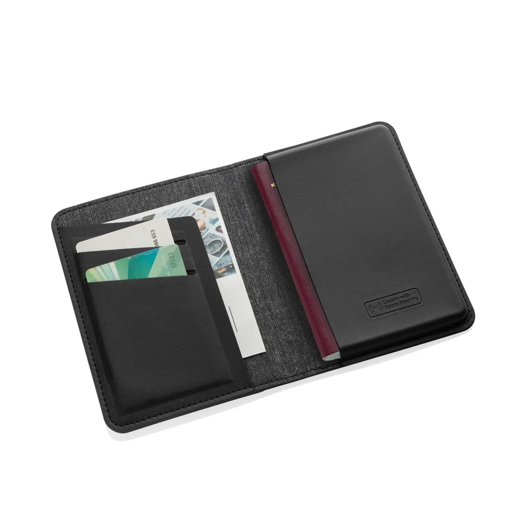 Travelfinder RCS Polyester Passtasche mit weltweiter Ortung, schwarz – Bild 4