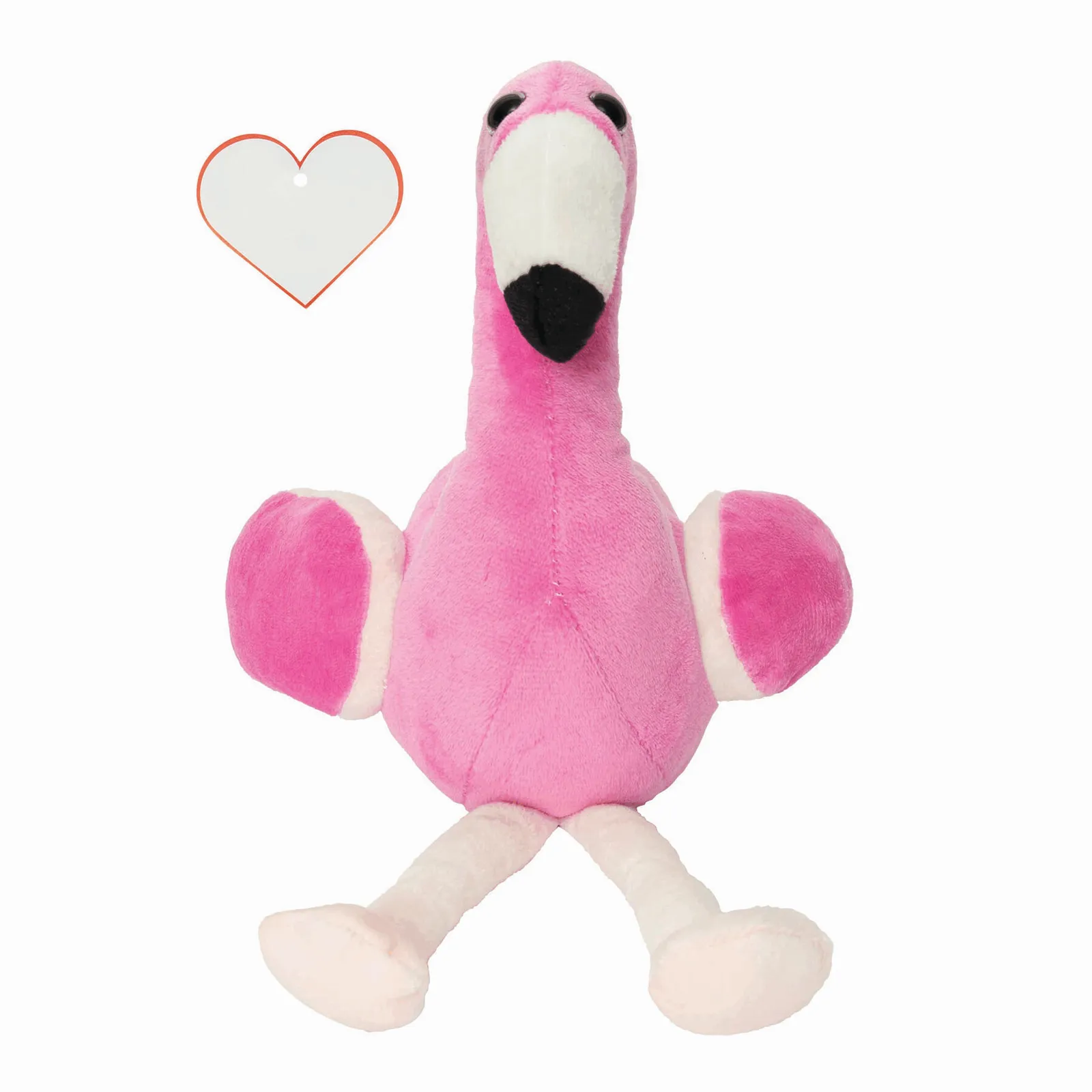 LUISA - Plüsch-Flamingo pink, schwarz, weiß, pink, schwarz – Bild 2
