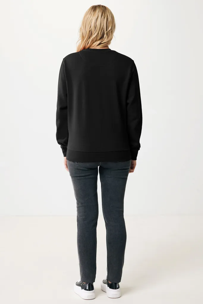IQONIQ Etosha Lightweight Sweater aus recycelter Baumwolle, schwarz – Bild 7