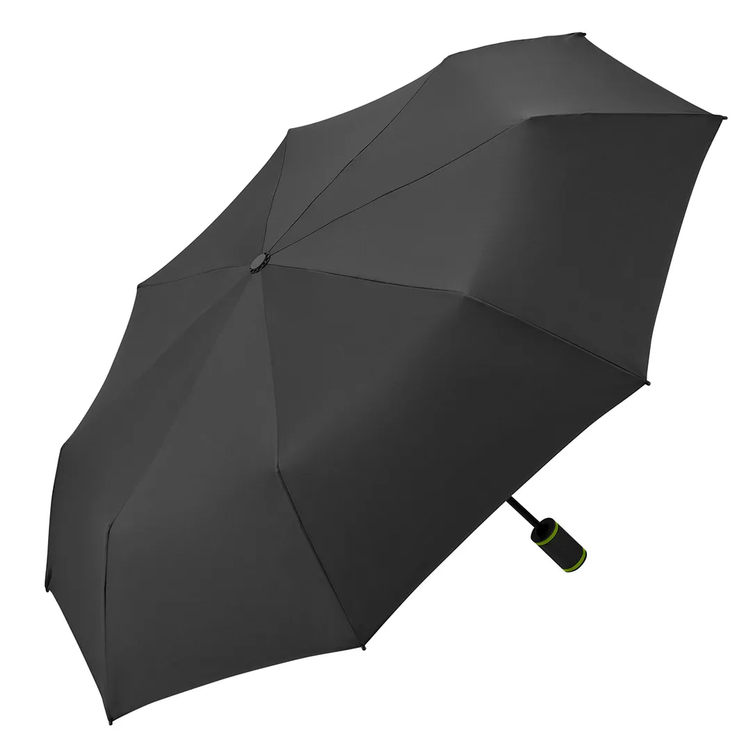 Taschenschirm FARE® AOC Mini Style, schwarz-limette – Bild 2