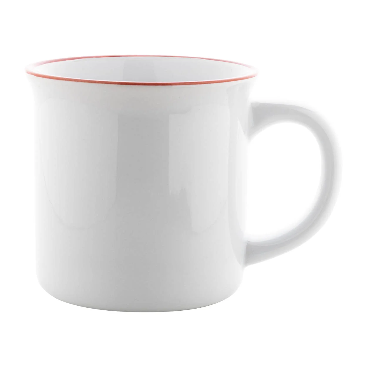 Vintage Sublimationstasse Woodstock Subo, rot, weiß – Bild 3