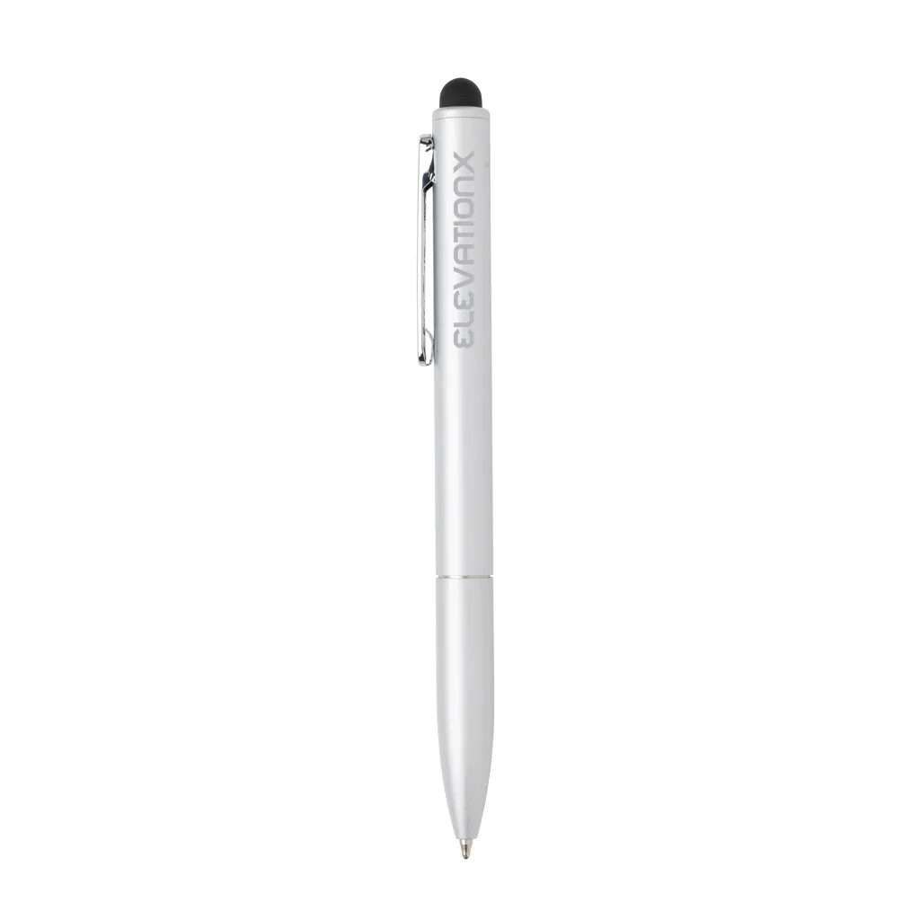 Kymi Stift mit Stylus aus RCS recyceltem Aluminum, silber – Bild 4