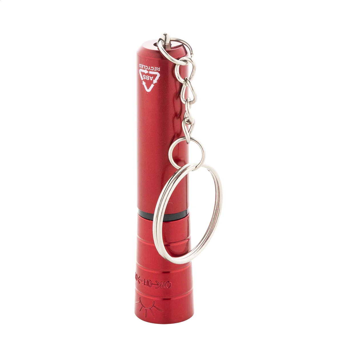 Mini-Taschenlampe Raipei aus RABS, rot – Bild 4