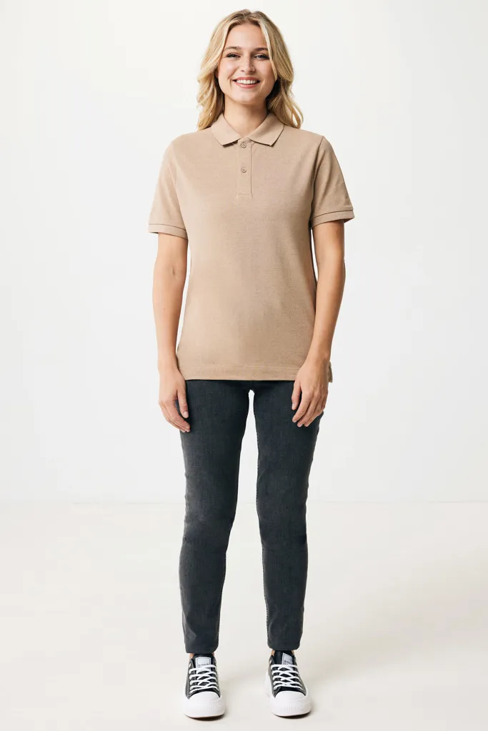 IQONIQ Yosemite Piqué-Poloshirt aus recycelter Baumwolle, heather brown – Bild 5