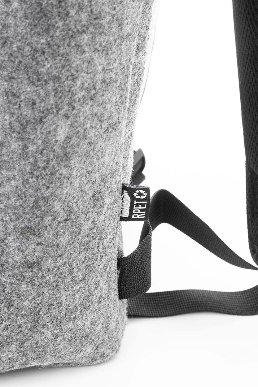 RPET-Kühlrucksack RecoBack, grau – Bild 6
