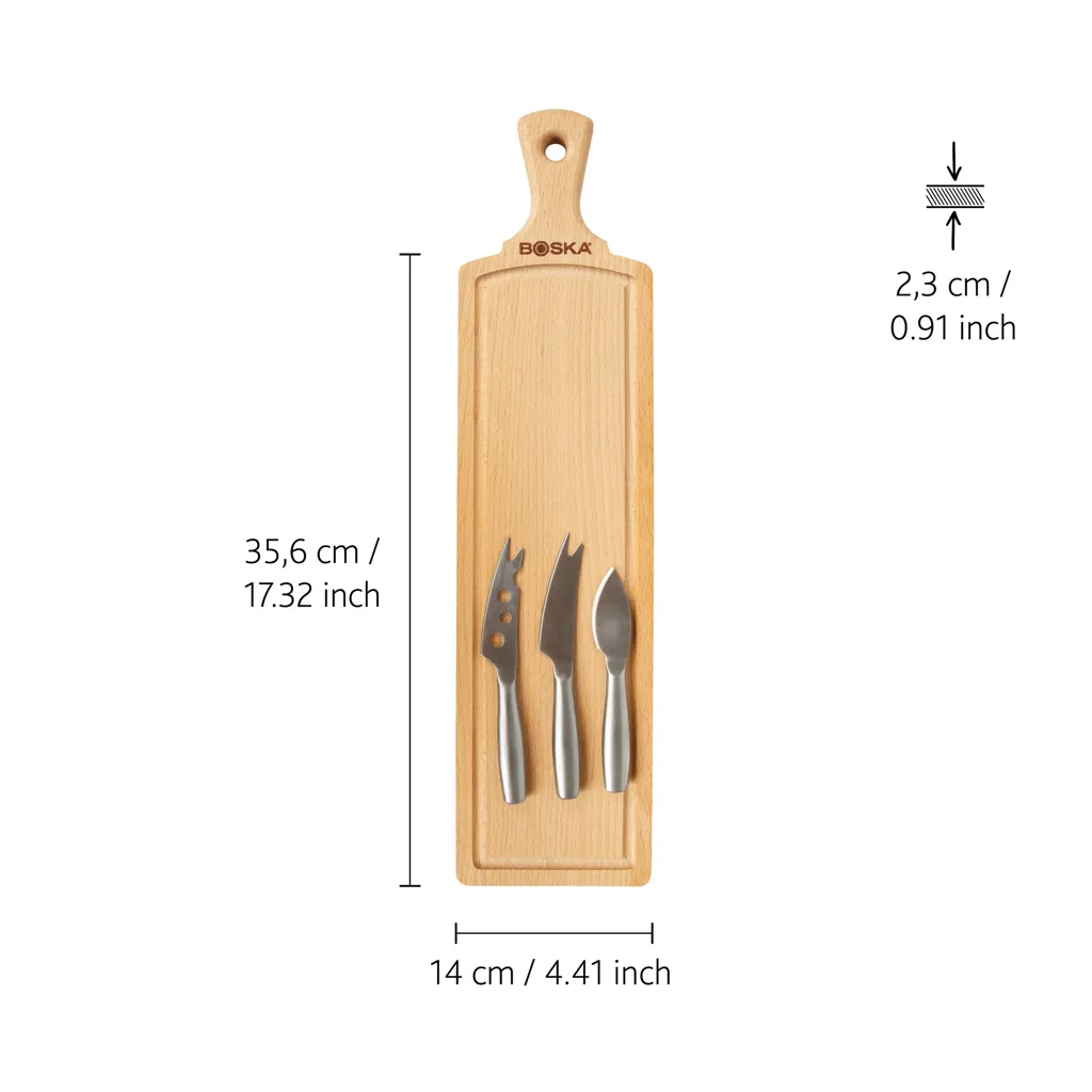 BOSKA Käse-Set Amigo, braun – Bild 4