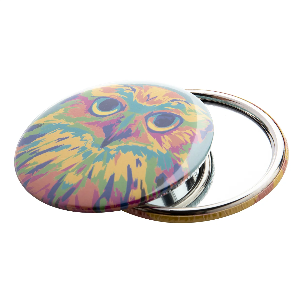 Taschenspiegel BeautyBadge, silber – Bild 4
