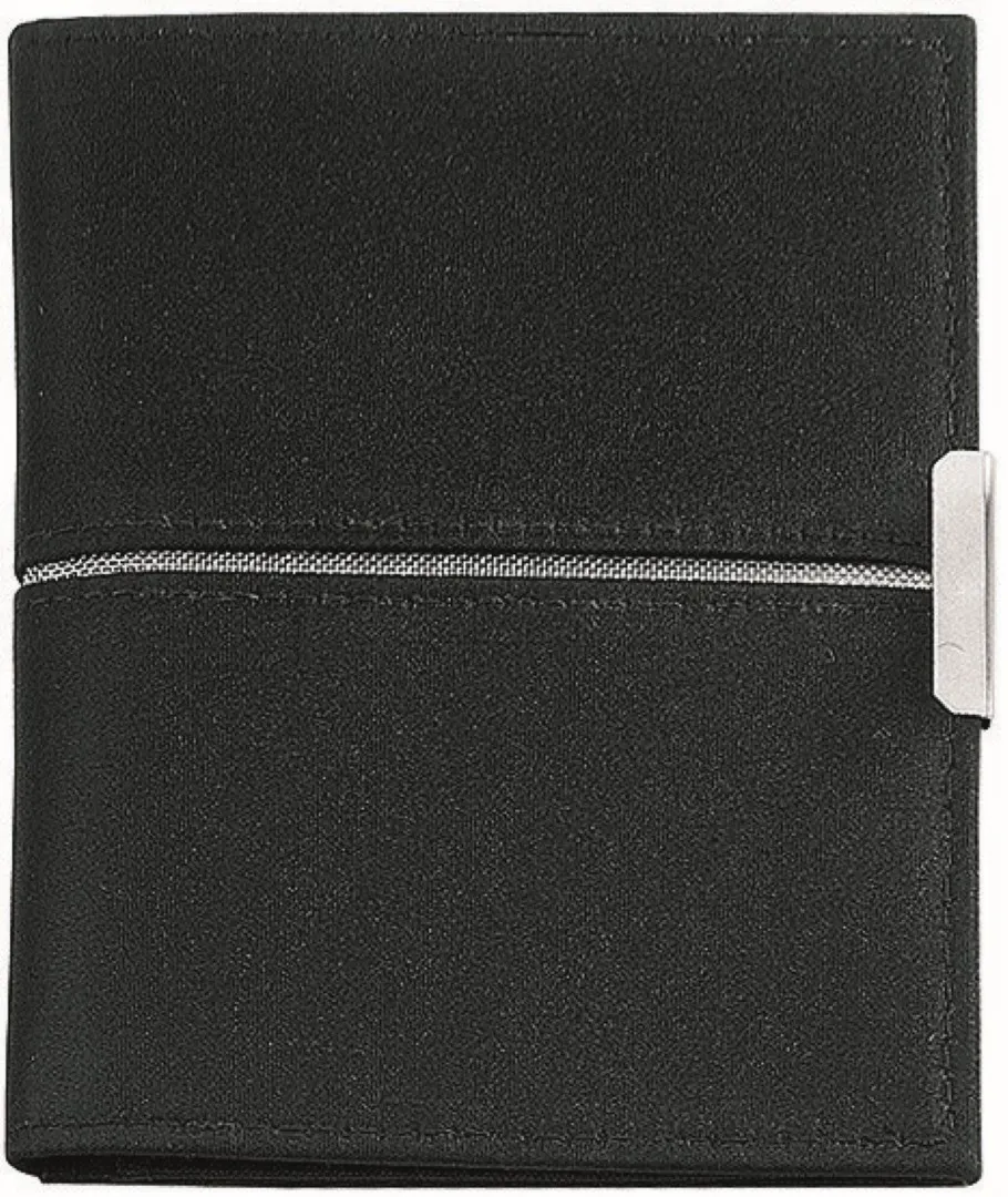 Ausweistasche "SilverPaper" schwarz