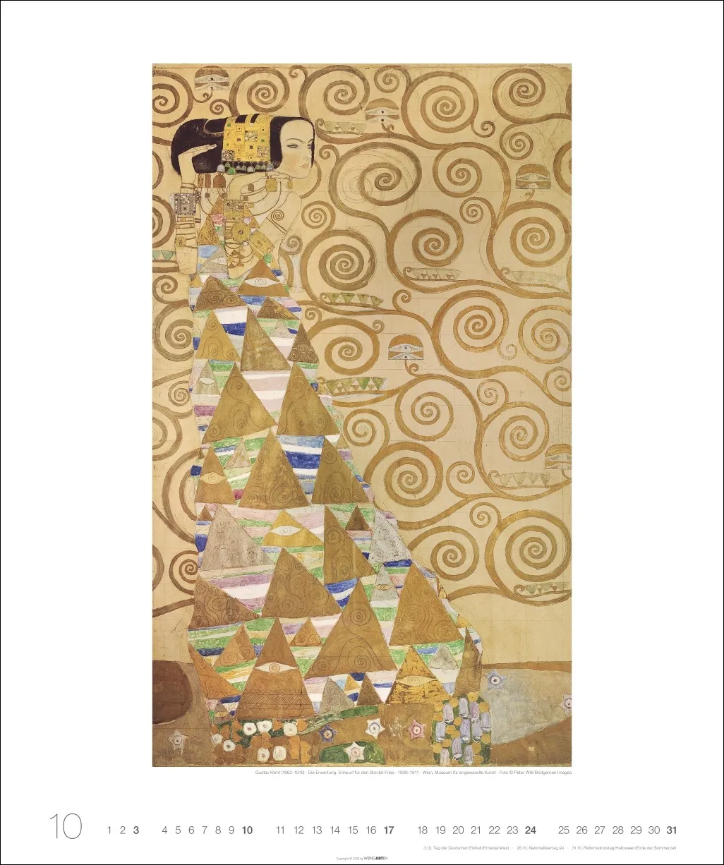 Gustav Klimt Edition Wandkalender 2027 – Bild 11