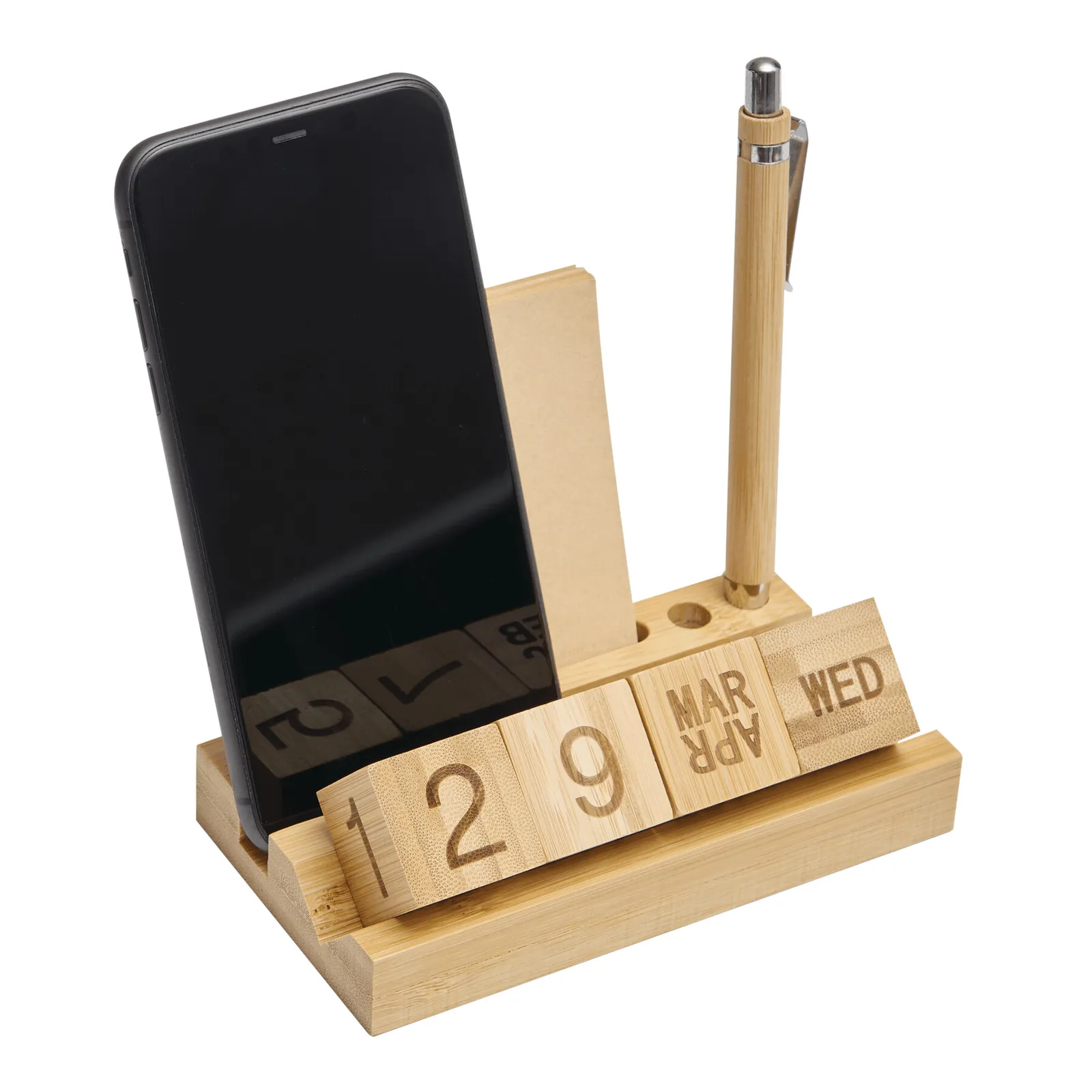 PERPETUAL - Tischkalender holzfarben, holzfarben – Bild 5