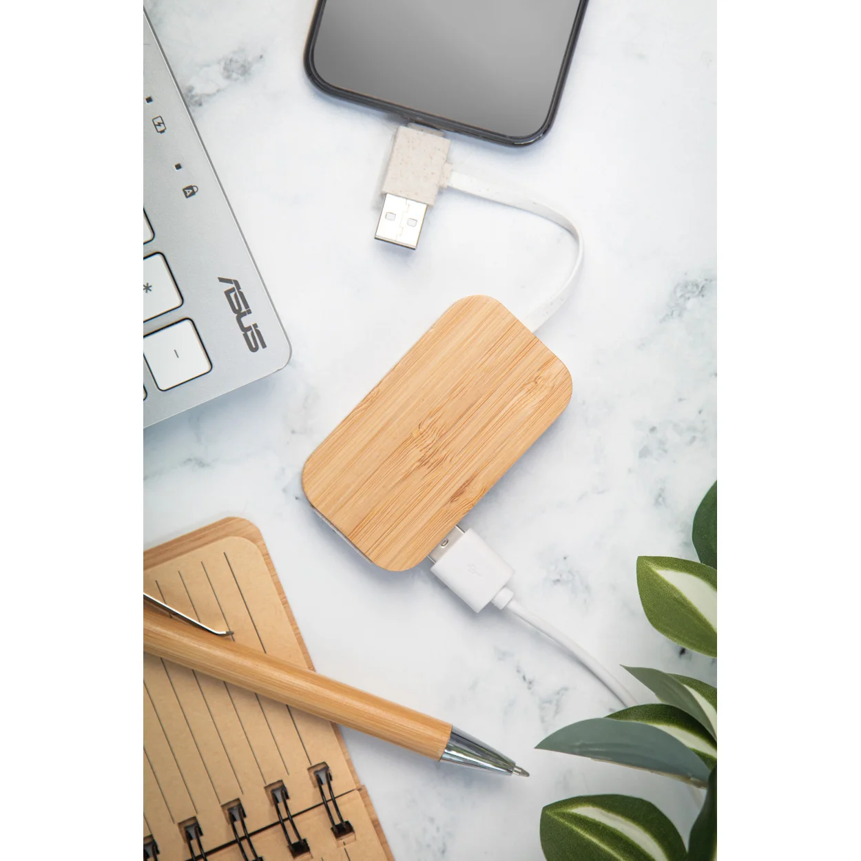 USB Hub Holbaru, natur – Bild 9