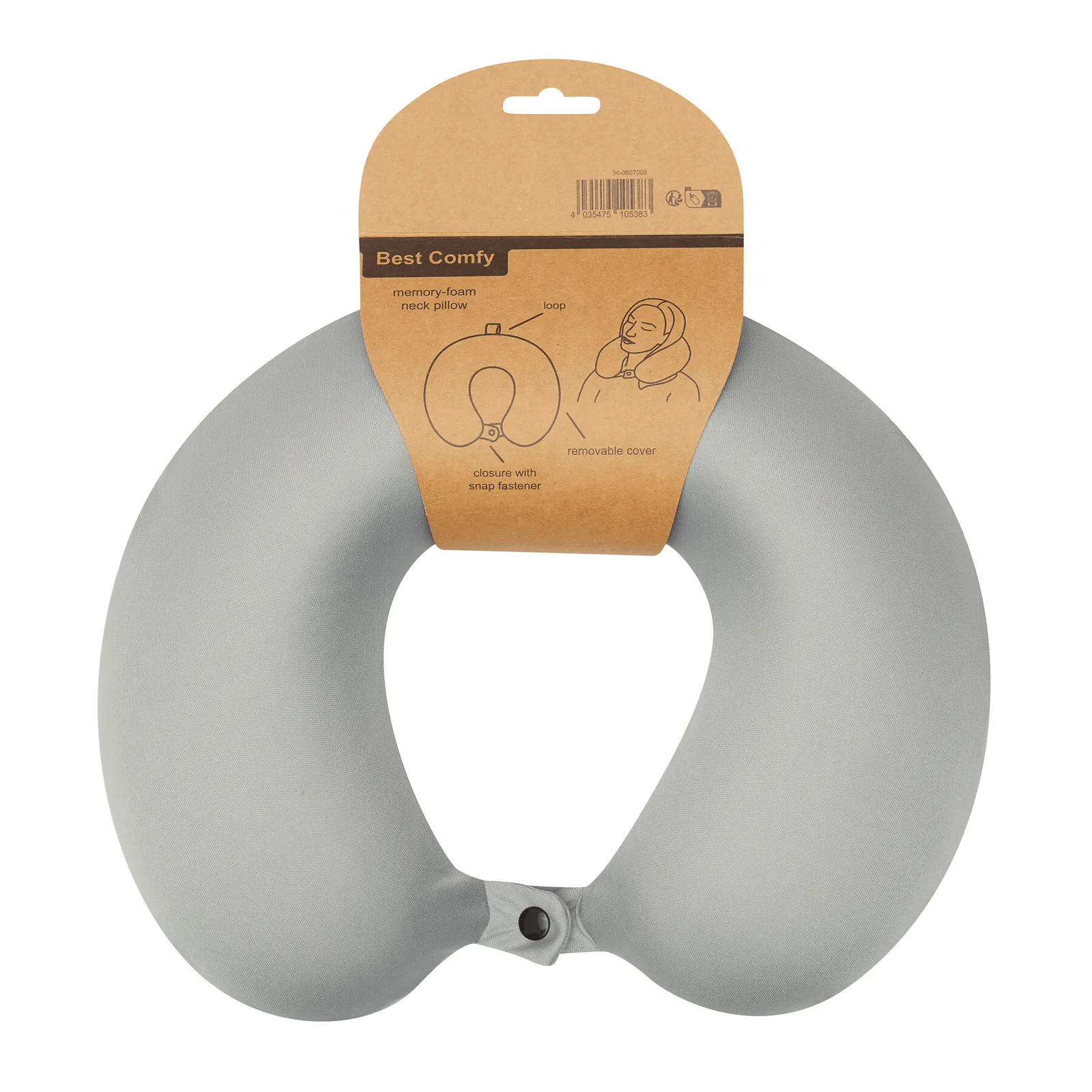 BEST COMFY - Nackenkissen, grau – Bild 4