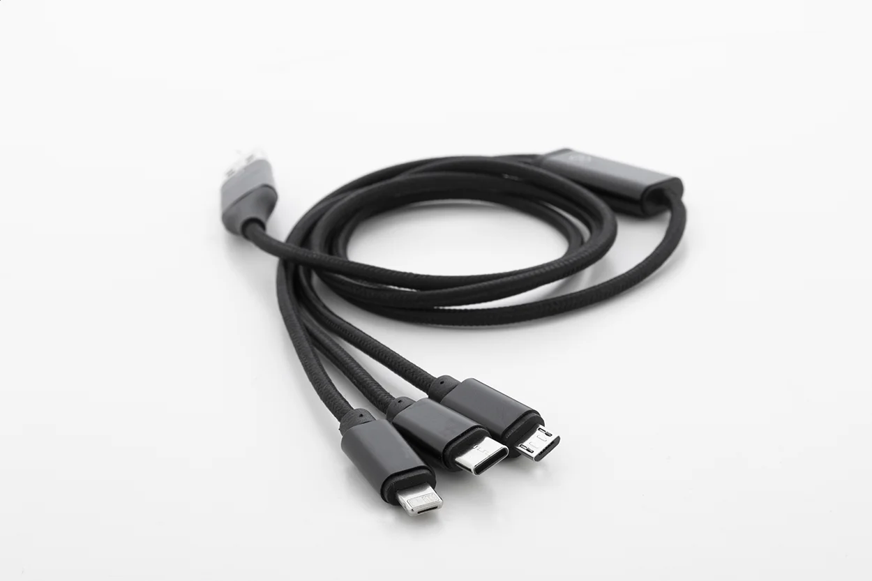 USB-Ladekabel Ralong, schwarz – Bild 2