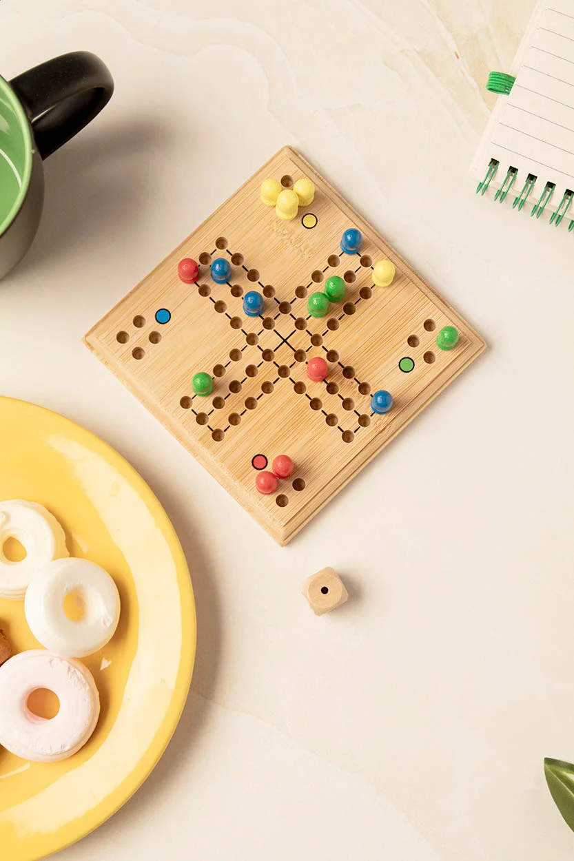 Ludo-Spiel Arcus, natur – Bild 7