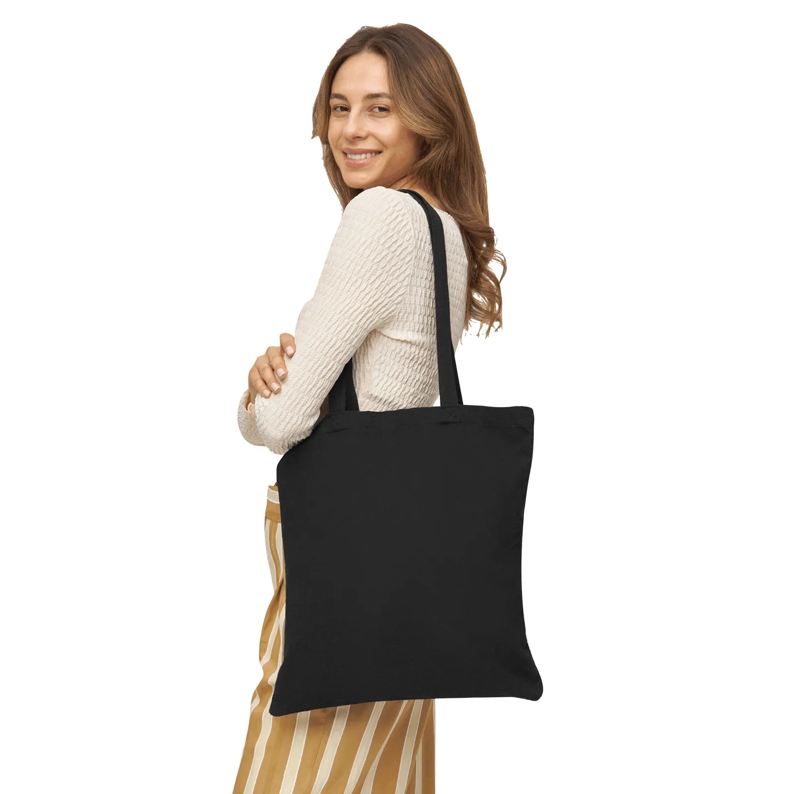 GRETA - Baumwolltasche, schwarz – Bild 5
