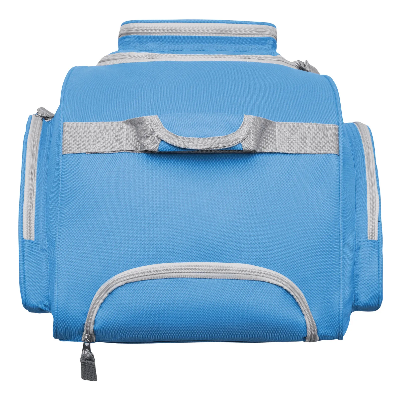 9P - Trolley-Reisetasche, blau, grau – Bild 5