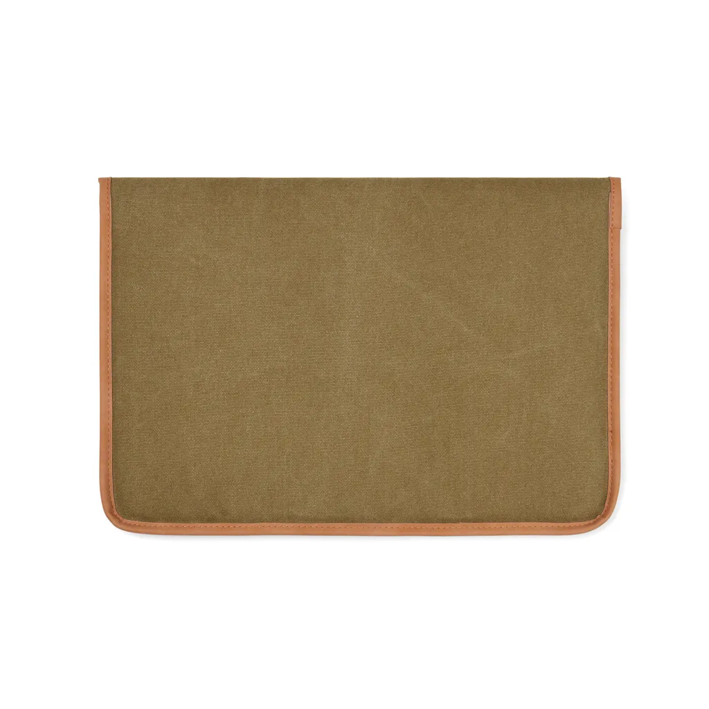 VINGA Bosler 16" Laptop-Tasche aus GRS recyceltem Canvas, grün – Bild 3