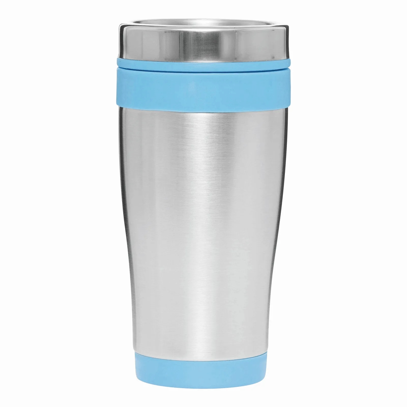 LUNGO - Isolierbecher blau, silber, blau, silber – Bild 2