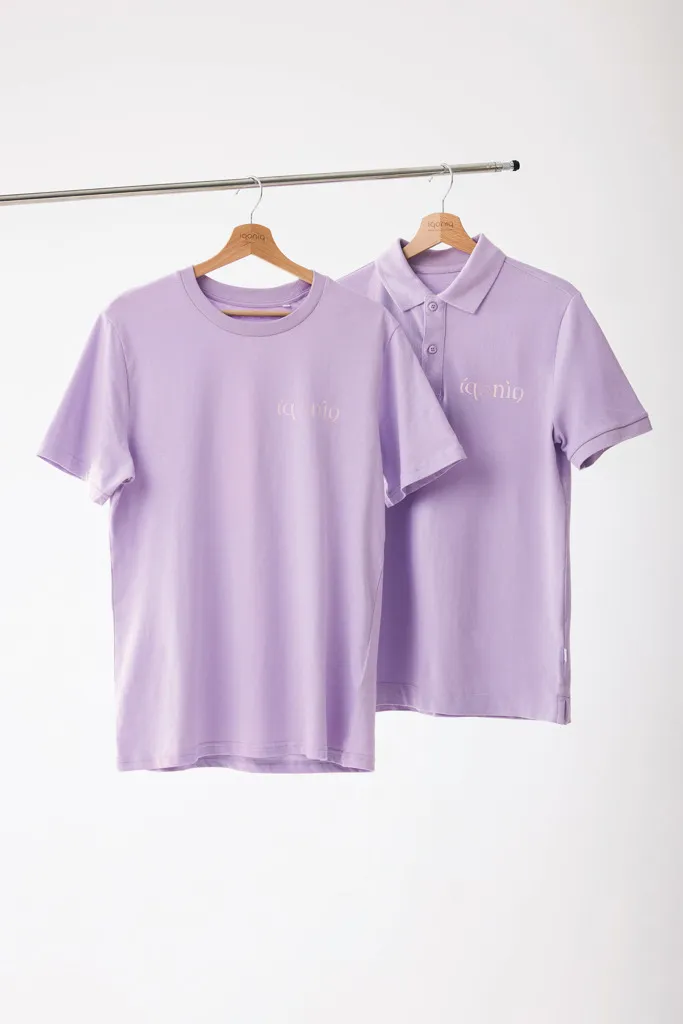 IQONIQ Yosemite Piqué-Poloshirt aus recycelter Baumwolle, lavender – Bild 4