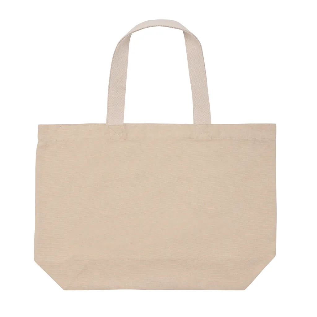 Impact Aware™ 240g/m² große Tasche aus rCanvas, ungefärbt, braun – Bild 2
