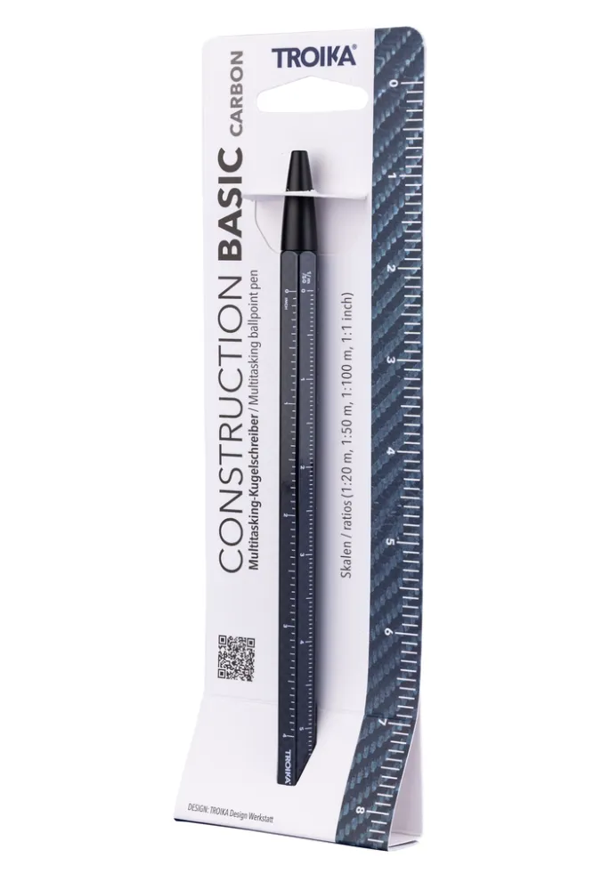 Multitasking-Kugelschreiber CONSTRUCTION BASIC CARBON carbon optik, carbon optik – Bild 4
