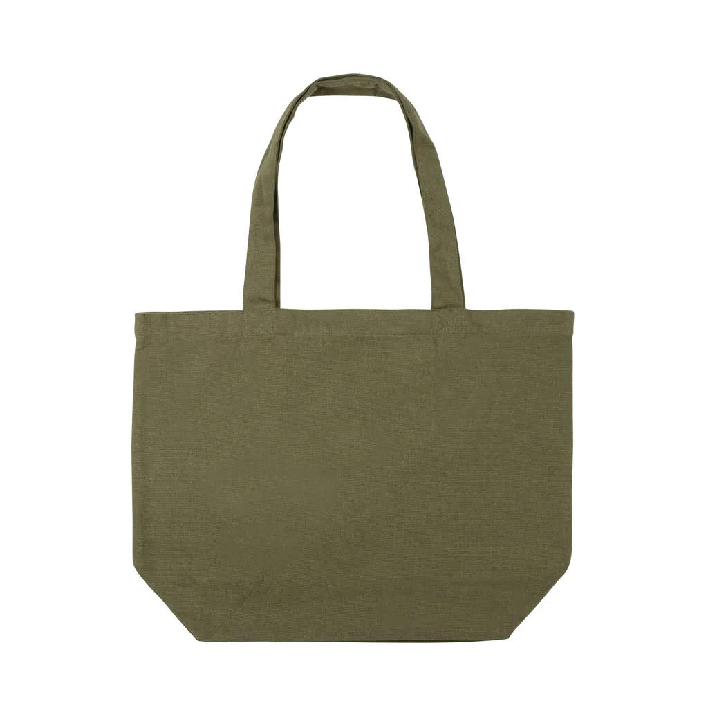 Impact Aware™ 240g/m² rcCanvas Shopper + Tasche, ungefärbt, grün – Bild 3