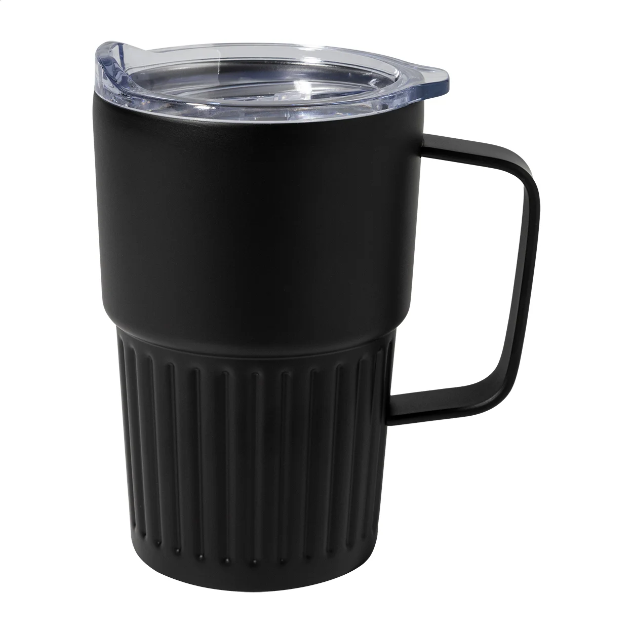 Thermobecher Streaky Grab, schwarz