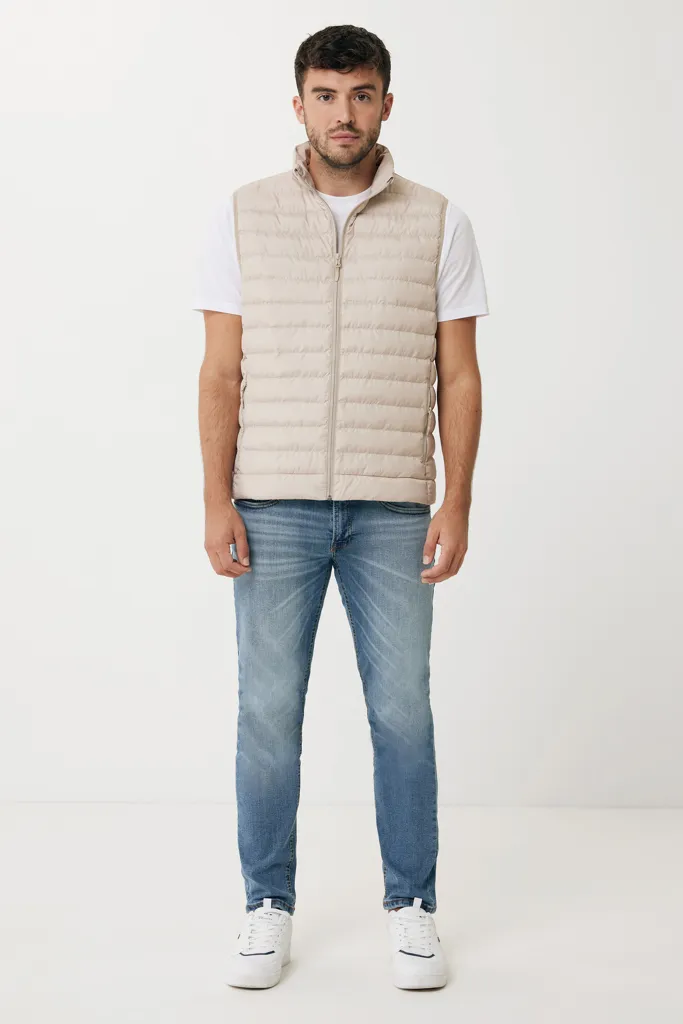 IQONIQ Meru Herren Bodywarmer aus recyceltem Polyester, beige – Bild 6