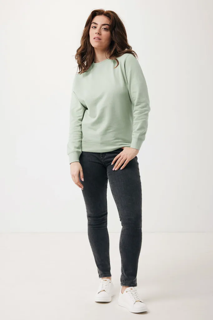 IQONIQ Etosha Lightweight Sweater aus recycelter Baumwolle, Iceberg green – Bild 6