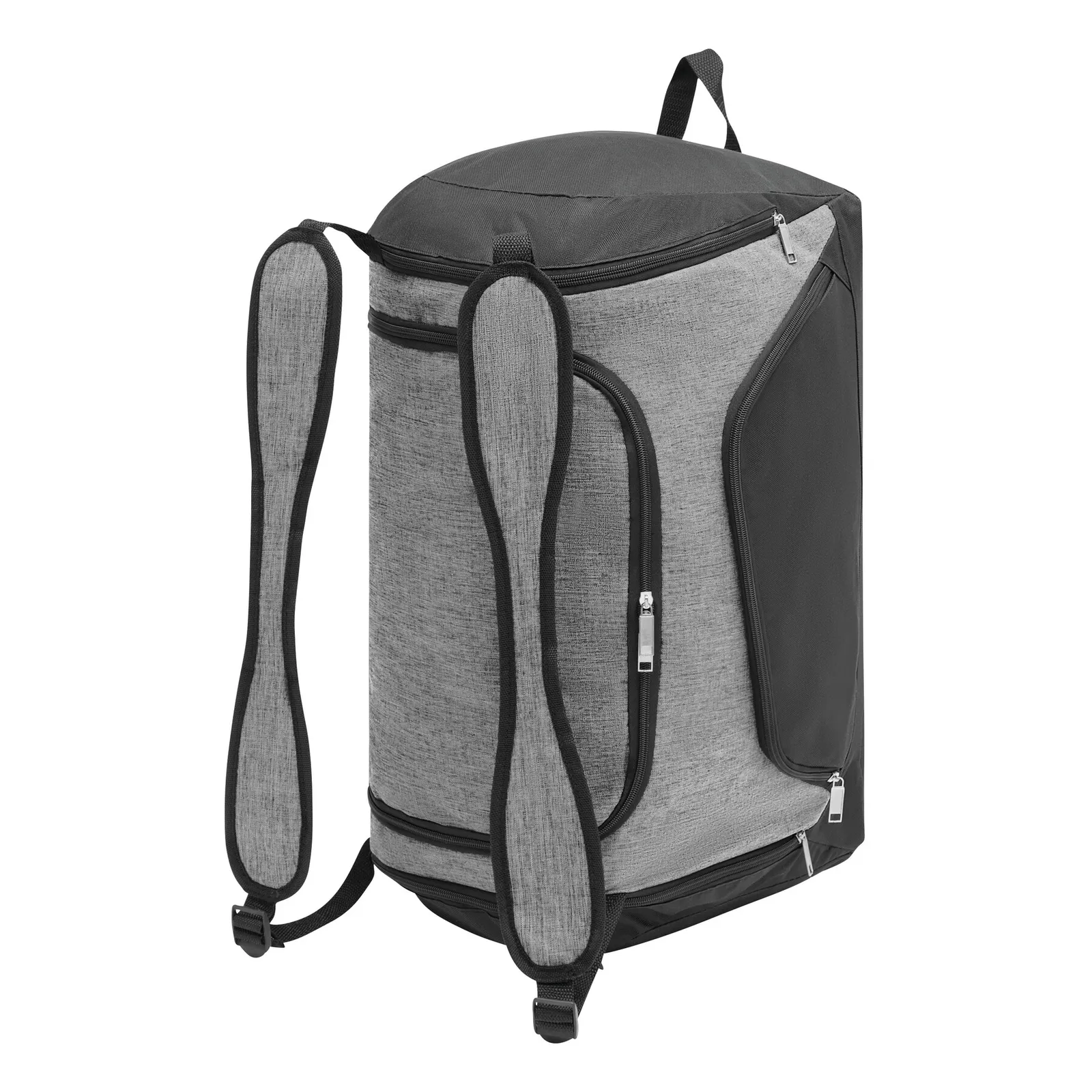 2 IN 1 - Sporttasche, grau, schwarz – Bild 2