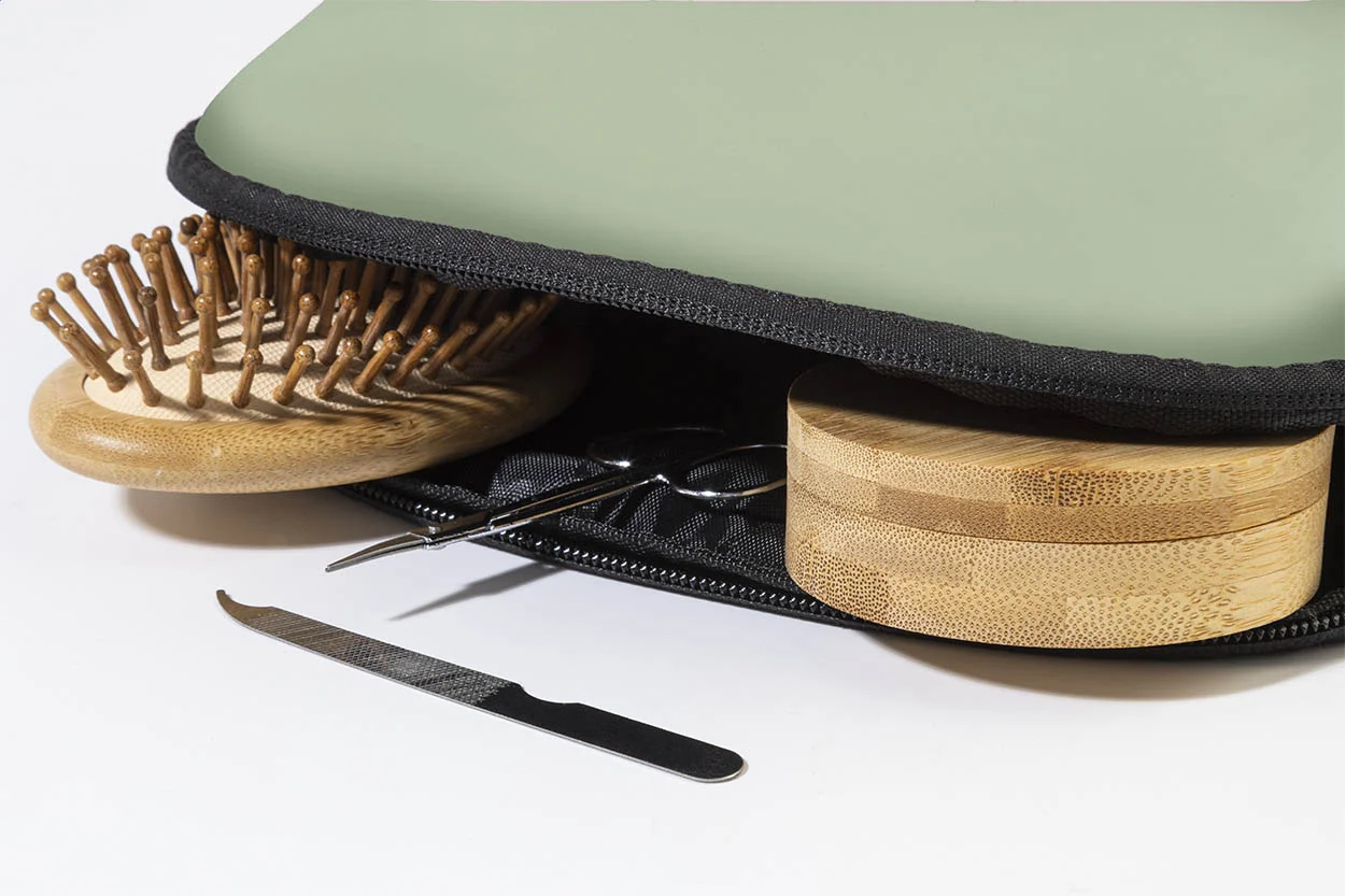 RPU Kosmetiktasche Pluum, lindgrün – Bild 2