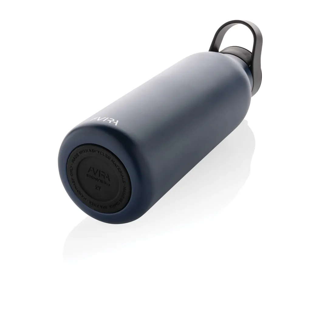 Avira Ara RCS Re-Steel Fliptop Wasserflasche 500ml, navy blau – Bild 7