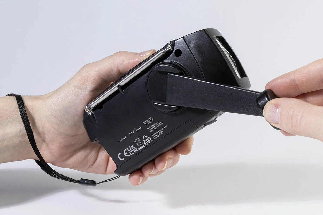 Multifunktionales Notfallradio Beacon, schwarz – Bild 10