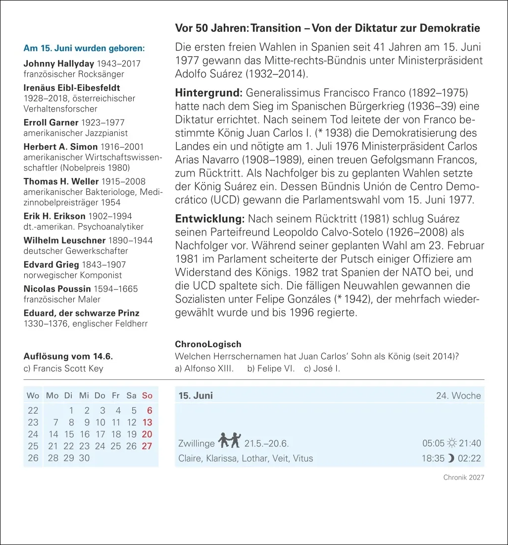 Chronik Tagesabreißkalender 2027 – Bild 5