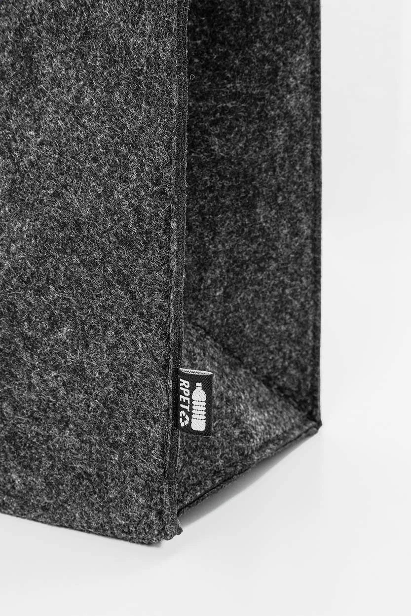Einkaufstasche RPET Refelt Shop Plus, grau – Bild 3